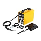 Commercial MIG 130 AC Flux Core Wire Automatic Feed Welder Welding Machine with Free Mask 110V