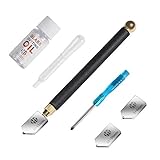 Glass Cutter 2mm-20mm, Glass Cutter Tool with Glass Cutting Oil, Glass Cutting Tool with Aotomatic Oil Feed, Glass Cutter for Mirrors/Tiles/Mosaic