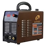 Lotos LT3500 35 Amp Air Plasma Cutter, 2/5 Inch 10 mm Clean Cut, 110V/120V Input with Pre Installed Air Filter Regulator with NPT Quick Connector, Brown