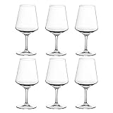 20-ounce Unbreakable Wine Glasses-Plastic Stem Wine Glasses, set of 6-All Purpose,Red or White Wine Glass,Dishwasher Safe,BPA Free