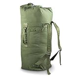 Military Outdoor Clothing Previously Issued Government Olive Drab Cordura 2 Strap Duffle Bag