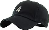 KBSV-061 BLK Praying Hands Rosary Dad Hat Baseball Cap Unconstructed Polo Style Adjustable Unisex