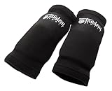 Tandem Sport Volleyball Elbow Pads - Volleyball Pads for Floor Burns and Bruises - Non-Bulky Volleyball Elbow Pads - Black