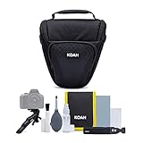 Koah Holster Camera Case and Accessory Bundle for DSLR, Mirrorless, and Camcorders