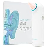 Whisper Ear Dryer | USA | Rechargable Ear Water Drying aid with red Light Therapy Delivers Gentle Warm air & regenerative red Light to The Ear to Combat Annoying Swimmers Ear as a Ear Fluid Remover