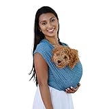 Pet K'tan Dog Sling Carrier: Hands Free Dog Carrier for Small & Medium Dogs - #1 Pet Travel Accessory & Gift - Bond with New Puppy- Safe & Durable - Hands Free - for Cats & Small Animals Anti-Anxiety