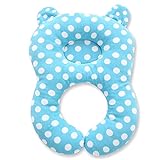 Pea Pod Baby Travel Pillows, Infant Head and Neck Support Pillow for Baby Boy Girl, Soft Breathable Newborn Neck Pillow for Car Seat, Stroller