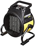 Dura Heat EUH1465 Electric Forced Air Heater with Pivoting Base 5,120 BTU, Yellow