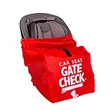 J.L. Childress Gate Check Bag for Car Seats - Air Travel Bag - Fits Convertible Car Seats, Infant carriers & Booster Seats, Red