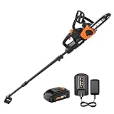 Worx WG323 20V Power Share 10' Cordless Pole/Chain Saw with Auto-Tension (Battery & Charger Included)