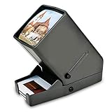 Rybozen 35mm Slide Viewer, 3X Magnification and Desk Top LED Lighted Illuminated Viewing and Battery Operation-for 35mm Slides & Positive Film Negatives(4AA Batteries Included)