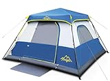 Toogh 4 Person Camping Tent with Instant Setup Tent, Weatherproof Cabin Tent Easy Quick Set Up & Pop Up in 60 Seconds with Rainfly Backpack for Family Camping,Upgraded Ventilation 8'X8'X67''(H)