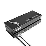 4K HDMI Splitter 1 in 8 Out + Cable, Yinker 8 Way HDMI Splitter 1x8 4Kx2K@30Hz W/AC Adapter, Mirror Duplicate for PS4 Fire Stick HDTV