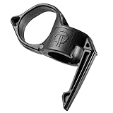 Thyrm Switchback Large 2.0 Flashlight Ring (Black, Non-Dual Fuel Version) Finger Release Ring with Pocket Clip for Many 1-inch Diameter Lights