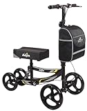 Aojin Knee Scooter，Steerable Knee Walker Economical Knee Scooters for Foot Injuries Best Crutches Alternative