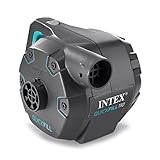 INTEX 66643E QuickFill 120 Volt AC Electric Pump: Inflates and Deflates Air Mattresses – Includes 3 Interrconnecting Nozzles – Easy Carry Handle – 1100 L/Min Air Flow – Indoor Use