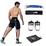WHITECLOUDZ Vertical Jump Trainer – Professional Leg Strength Resistance Bands for Vertical Jump Training – Premium Jumping Trainer, Volleyball Trainer & Basketball Trainer – (20 Lbs. Each Band)
