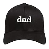 VALUEON Mom and dad Hats with Design Funny Embroidered Baseball Cap Gift for Men Daddy Father (Black 1)