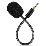 AKKE Replacement Game Mic Compatible for Razer Electra V2 3.5mm Jack Detachable Microphone Boom Noise Cancelling Compatible for Razer Electra V2 Gaming Headsets