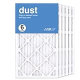 AIRX FILTERS WICKED CLEAN AIR. MERV 8 Rating, Pleated Air Filter Dust Series - Made in the USA - Box of 6-14x25x1