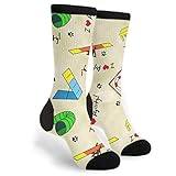 Packsjap Dog Agility Men & Women Casual Cool Cute Crazy Funny Athletic Sport Colorful Fancy Novelty Graphic Crew Tube Socks