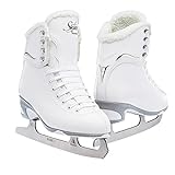 Jackson Ultima SoftSkate Womens/Girls Figure Ice Skates Color: White/Fleece Size: 8 Women's