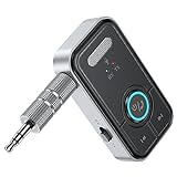 FMIIFMS Bluetooth 5.3 Adapter 3.5mm Jack Aux Dongle, 2-in-1 Bluetooth Transmitter Receiver for Car Audio/Home Stereo/Headphones/Speaker/Projector