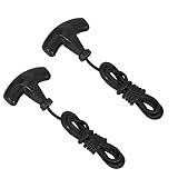 RUTU 2 Set Pull Cord 4.9 ft with Recoil Starter Handle-Increase The Inlaid Structure, and The Rope is not Easy to Slip Away,Fit for Honda GX160 GX200 GX240 GX270 GX340 GX390 Pull Starter
