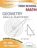 High School Geometry Review - Lumos Skills Mastery tedBook: Online Assessments and Practice Workbook