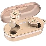TOZO T10 Bluetooth 5.3 Wireless Earbuds with Wireless Charging Case IPX8 Waterproof Stereo Headphones in Ear Built in Mic Headset Premium Sound with Deep Bass for Sport Khaki