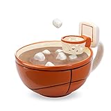 MAX'IS Creations | The Mug with a Hoop | Ceramic Coffee & Hot Chocolate Mug, Cereal, Soup Bowl | 16OZ Cup | Best Novelty Gift Idea for Coaches, Dad, Mom, Kids, Birthday, Basketball & All Sport Lovers