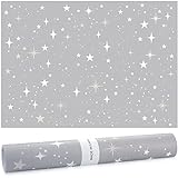 10 Sheets Drawer Liners for Dresser Scented Drawer Liners Drawer Paper Liner Non Adhesive Scented Liners for Drawers Fragrant Drawer Liners for Home Shelf Closet (Star, Baby Talcum Powder Scent)