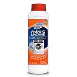 Glisten Washing Machine Cleaner, Helps Remove Odor, Buildup, and Limescale, Fresh Scent, 12 Ounce Bottle