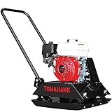 Tomahawk 5.5 HP Honda Vibratory Plate Compactor Tamper for Ground, Gravel, Dirt, Asphalt, Compaction GX160 Engine