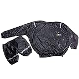 GoFit Black Vinyl Sweat Suit, Large/XL (GF-TTS-L/XL) (GOFGFTTSLXL)