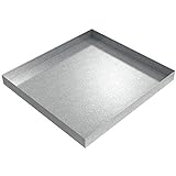27' x 25' x 2.5' Compact Washing Machine Drip Pan (Galvanized Steel) | Water Damage Prevention | No Leak | Made In The USA | Welded Water Tight | Killarney Metals