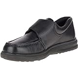 Hush Puppies men's Gil loafers shoes, Black Leather, 9 X-Wide US