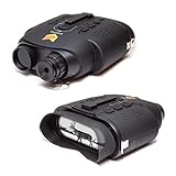 Nightfox 110R Handheld Night Vision Goggles | 7X Optical Magnification, Long Range | Digital Infrared Night Vision Binoculars for Hunting, Survival Gear and Equipment | Infrared Camera with Recording