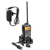 Retevis RM40 Handheld Marine Radio with GPS,DSC,Mob,NOAA,Floating Handheld Boat Radios for Commercial Vessels,Coast Guard,Race(1 Pack)