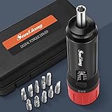 SanLiang Torque Screwdriver Wrench Driver Bits Set 10-70 Inch Pounds lbs for Maintenance,Tools, Bike Repairing and Mounting. (10-70 in-lbs)