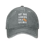 Hot Dog Looking for A Hallway Hat for Women Baseball Hats Cool Hats Gray