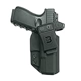 B Bluetac IWB Holster Fits Glock 19/MOS/19X/23/25/32/44/45 in Right Hand, Works with Various Optics Sight (Right)
