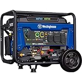 Westinghouse Outdoor Power Equipment 4650 Peak Watt Dual Fuel Portable Generator, Remote Electric Start with Auto Choke, RV Ready 30A Outlet, Gas & Propane Powered, CO Sensor, CARB Compliant
