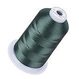 Simthread Embroidery Thread Willow Green S042 5500 Yards, 40wt 100% Polyester for Brother, Babylock, Janome, Singer, Pfaff, Husqvarna, Bernina Machine