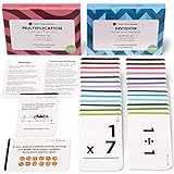 Think Tank Scholar Multiplication and Division Flash Cards (300 Facts), Award Winning, Math Facts 1-12 Flashcards Set - Kids Ages 8+ 3rd, 4th, 5th, 6th Grade - 6 Teaching Methods, 5 Games for Learning