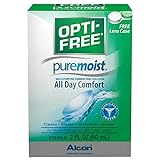 OPTI-FREE Pure Moist Multi-Purpose Disinfecting Solution, All Day Comfort 2 oz (Pack of 3)