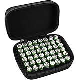 Comecase Hard Battery Organizer Storage Box Carrying Case Bag - Holds 48 Batteries AA [ Not Include Tester and Accessories ]