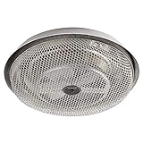 Broan-NuTone 157 Low-Profile Fan-Forced Ceiling Heater, Enclosed Sheath Element for Bathroom, Kitchen, and Home, Standard, Satin Aluminum