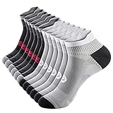 Ankle Compression Socks for Men and Women (6 Pairs), Low Cut Running Short Compression Plantar Fasciitis Socks Women with Ankle Support for Cyling, Athletic,achilles tendon