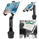 Cellet Cup Holder Tablet Mount, Tablet Car Cradle Holder Compatible for All iPad, Pro, Air, Mini Samsung Galaxy Tablet, Amazon Fire Microsoft Surface